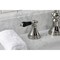 Kingston Brass KS2986PKL Duchess Widespread Bathroom Faucet W/ Brass Pop-Up, Nickel KS2986PKL - alternate 3